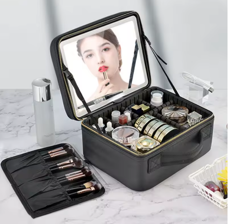 MakeUp case with LED Mirror