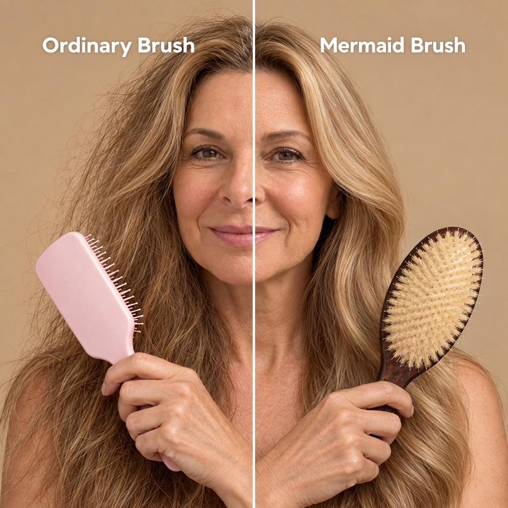 The Mermaid Brush - Detangle & Smooth